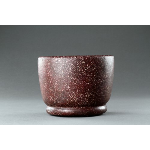 An Egyptian Porphyry Mortar